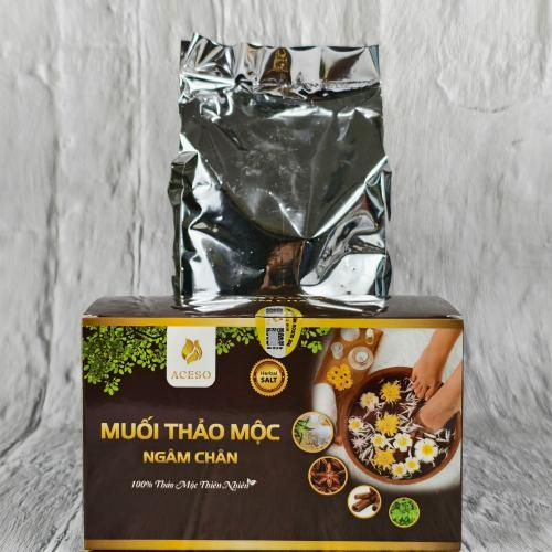 Bí Quyết Phục Hồi Sức Khỏe Tại Nhà Với Muối Thảo Mộc Ngâm Chân Aceso