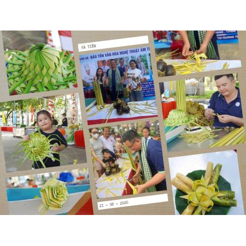 Thắt Gấp Lá Dừa Tạo Hình – Trải Nghiệm Thủ Công Truyền Thống Độc Đáo Tại Hà Tiên