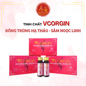 Tinh Chất Đông Trùng Hạ Thảo, Sâm Ngọc Linh - VCORGIN 10 lọ